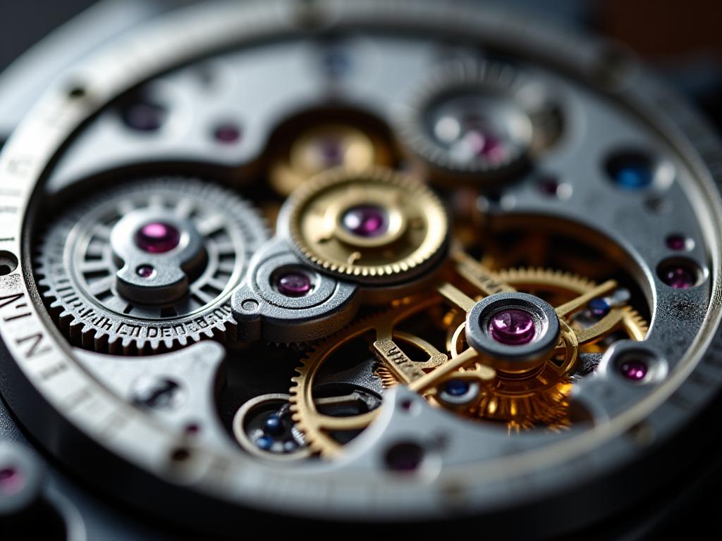 Mechanisches Uhrwerk bei der Präzisionsreparatur