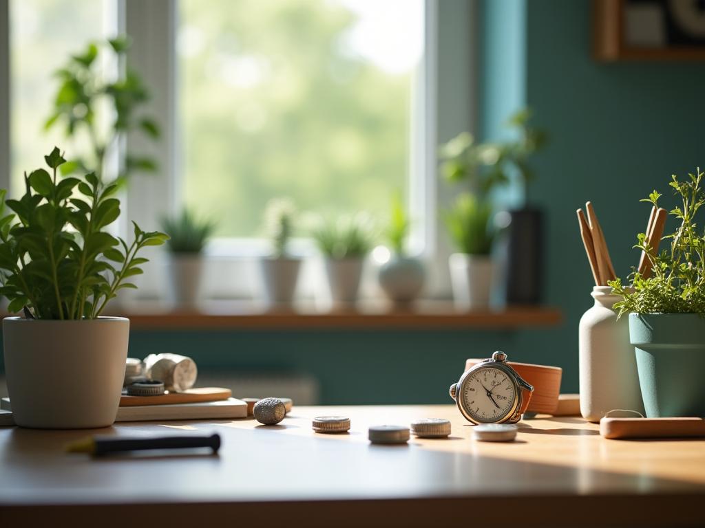 Umweltfreundliche Uhrenreparatur-Werkstatt
