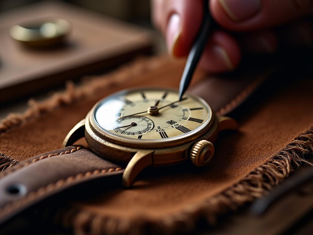 Restaurierung einer wertvollen Vintage-Uhr